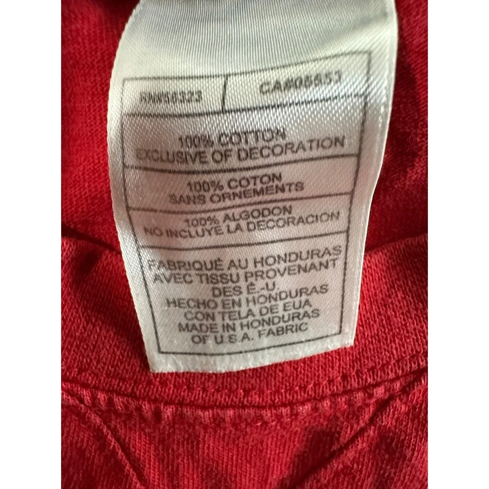 Y2K Air Jordan‎ XX 20 Sneaker Graphic T-Shirt Mens 2XL  Red Cotton Tee